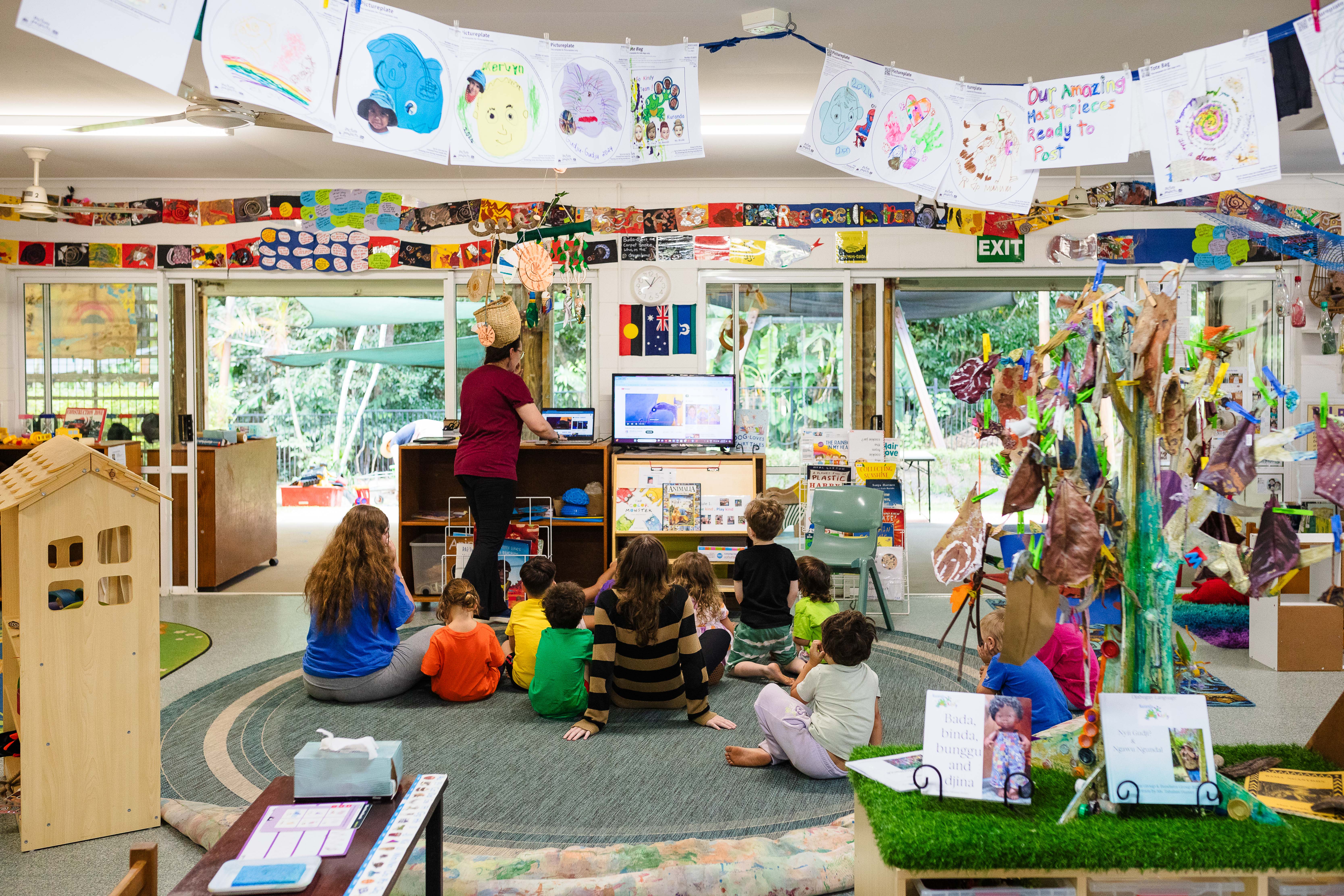 Kuranda Kindy Children Learning
