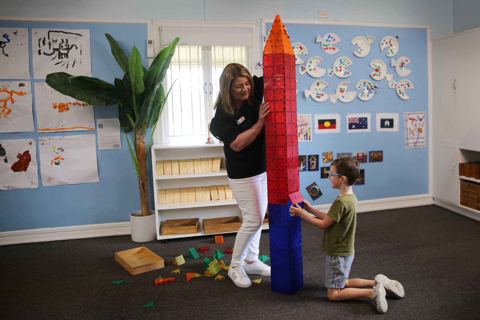 Ashgrove West Kindy Teacher and Kindy Child