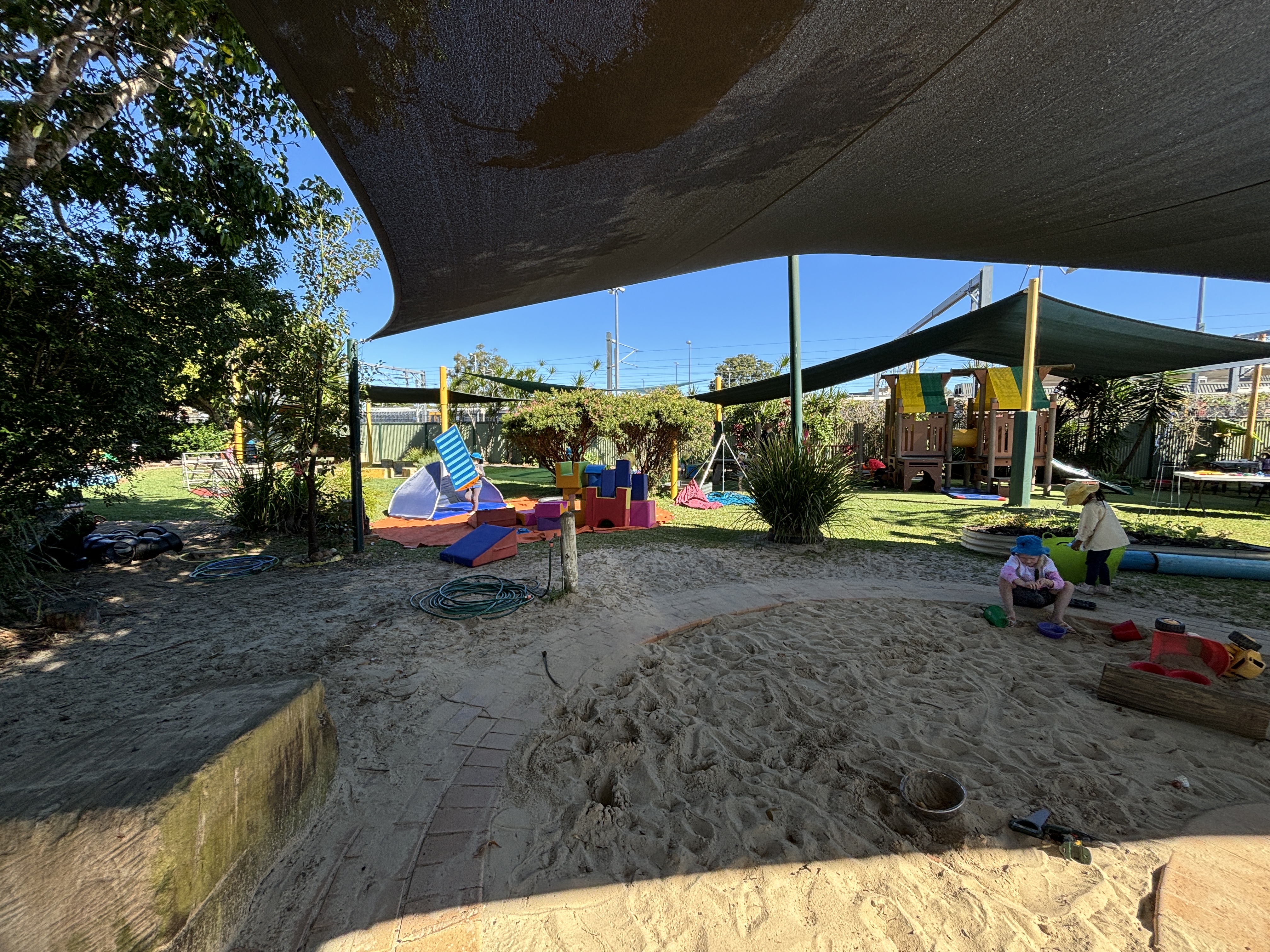 C&K Caboolture sandpit and playground