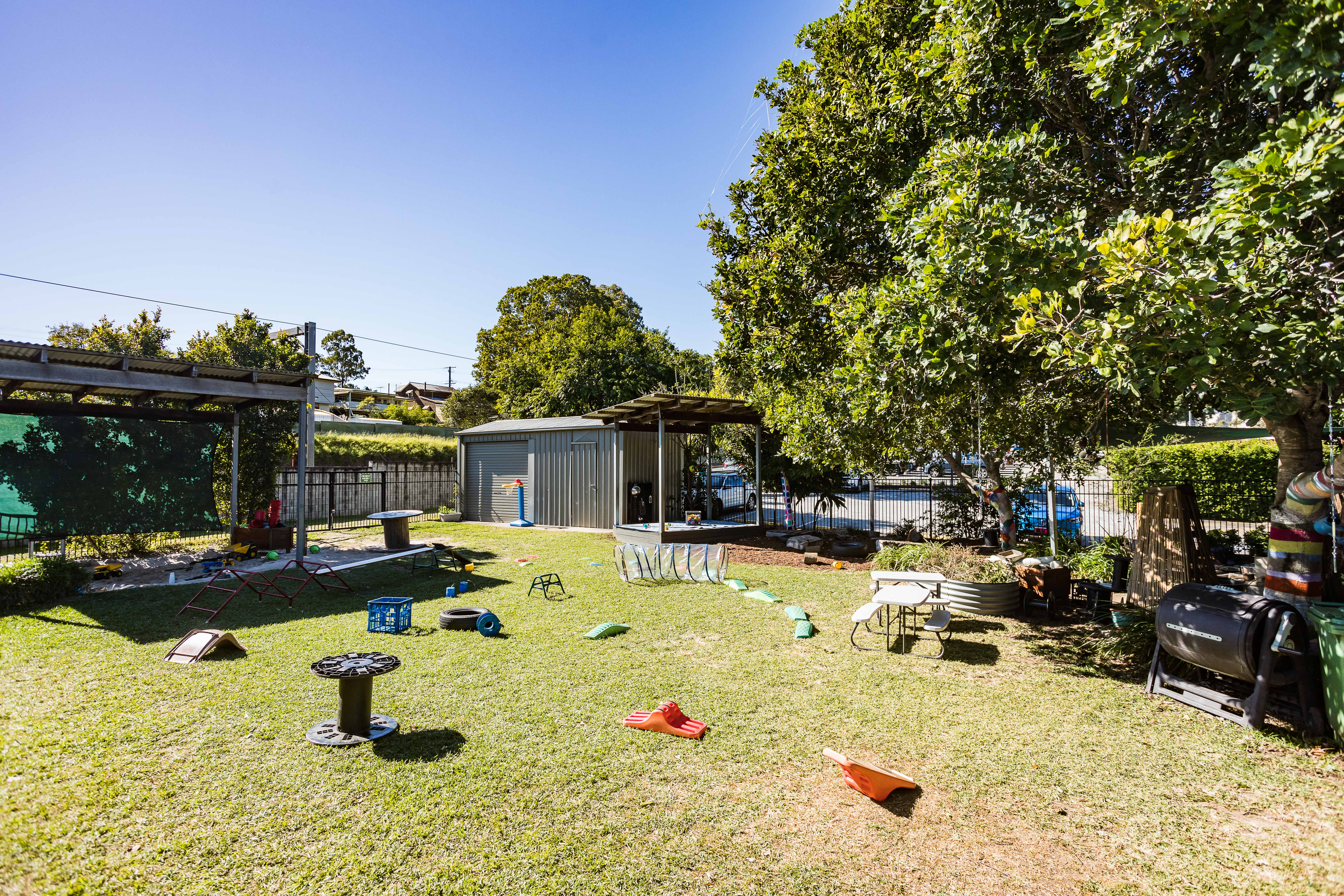 outdoor grassed area