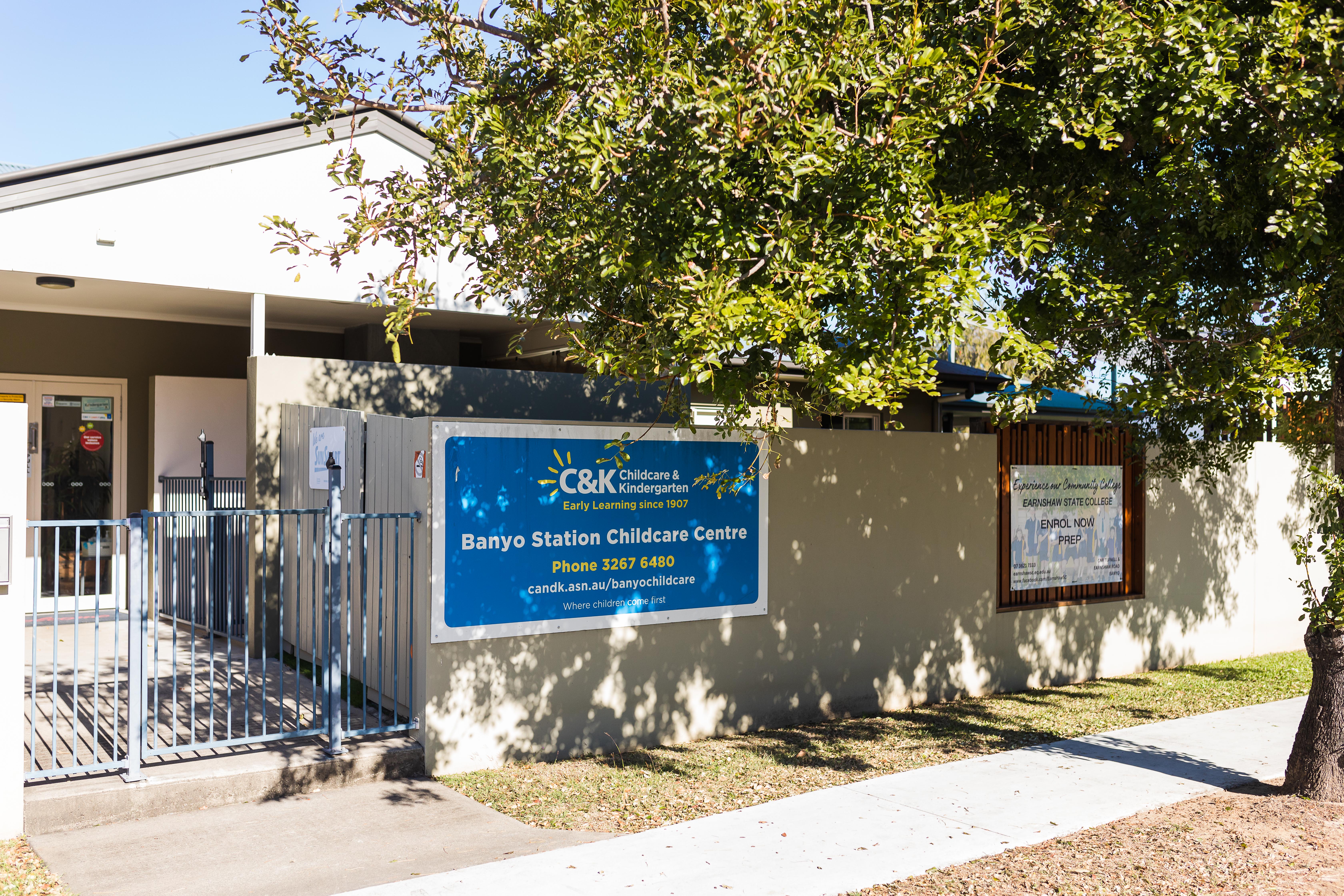 Entrance of childcare centre
