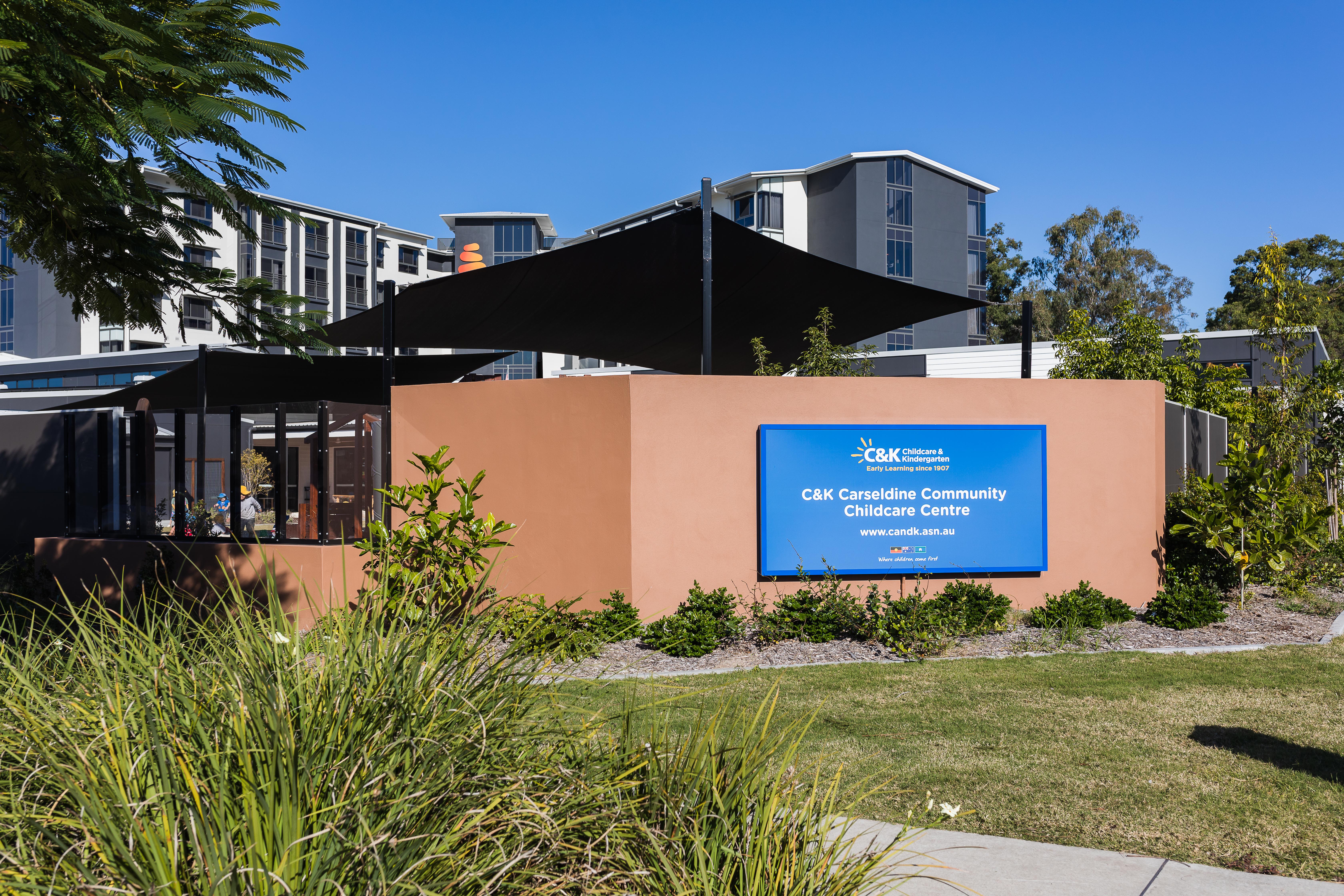 entrance to childcare centre