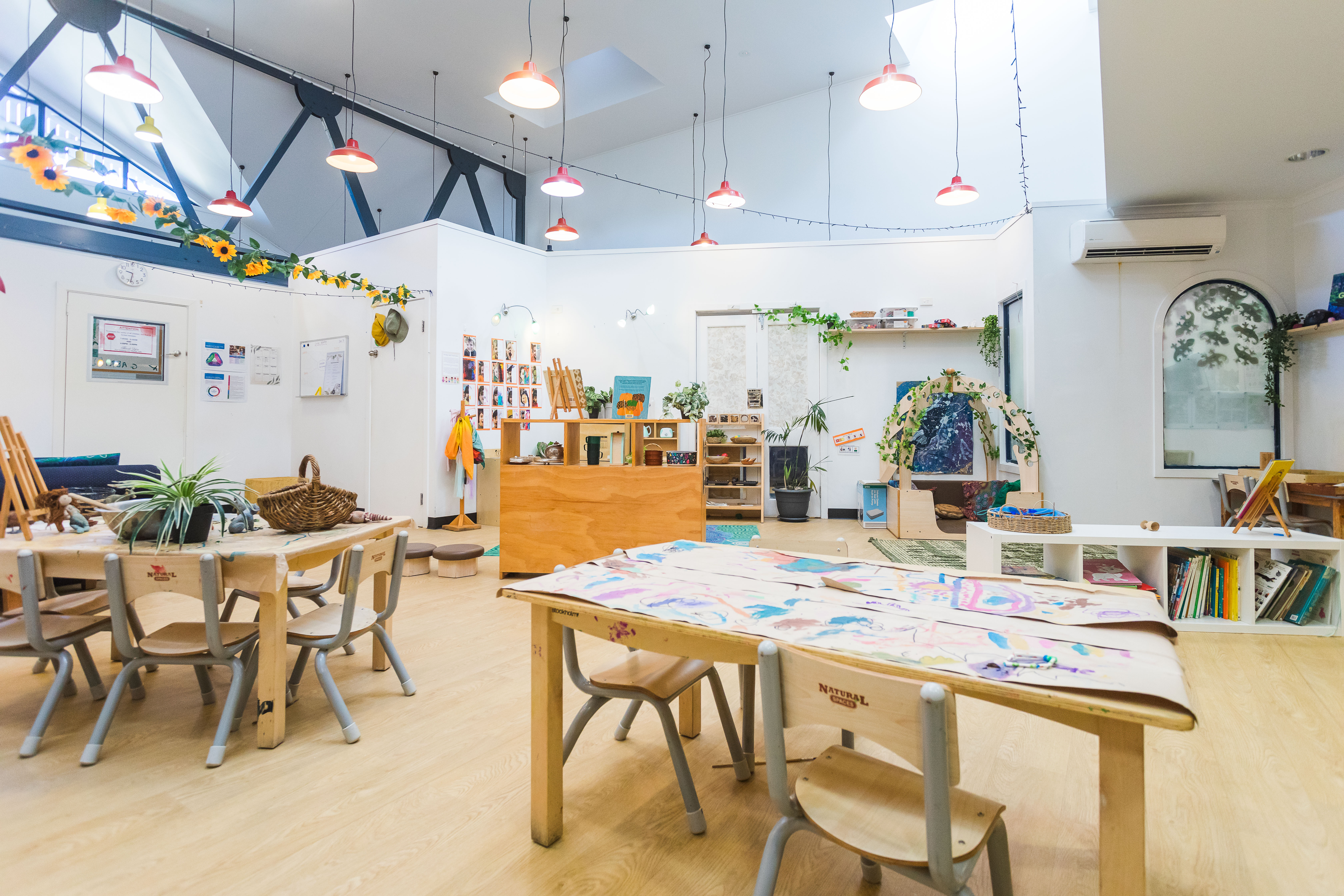 indoor area with furniture and activities