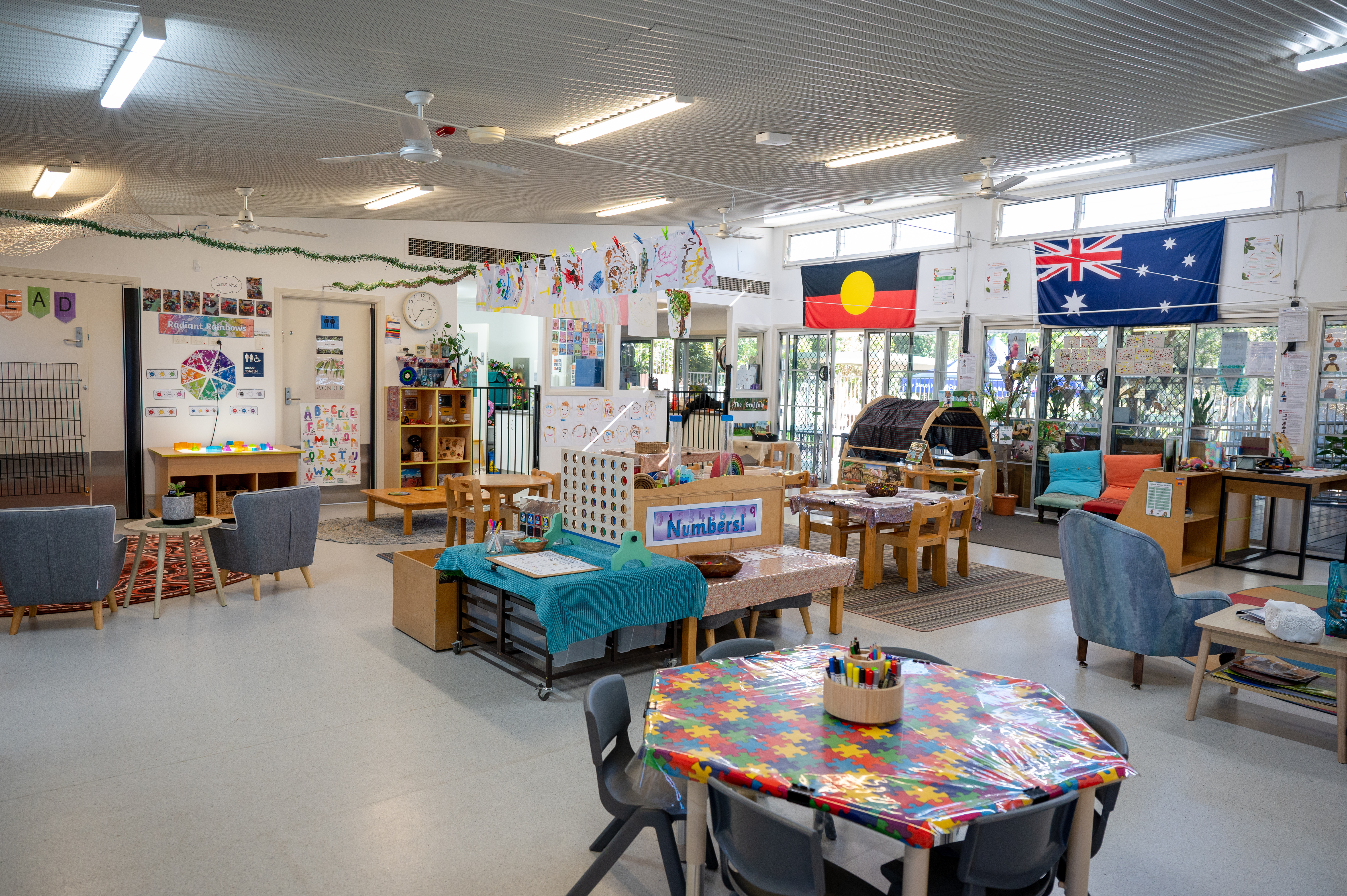 indoor area with lots of furniture
