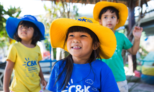 C&K's kindy program happy children