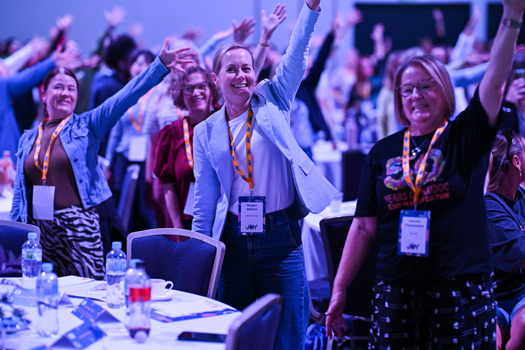 Conference 2025 delegates dancing