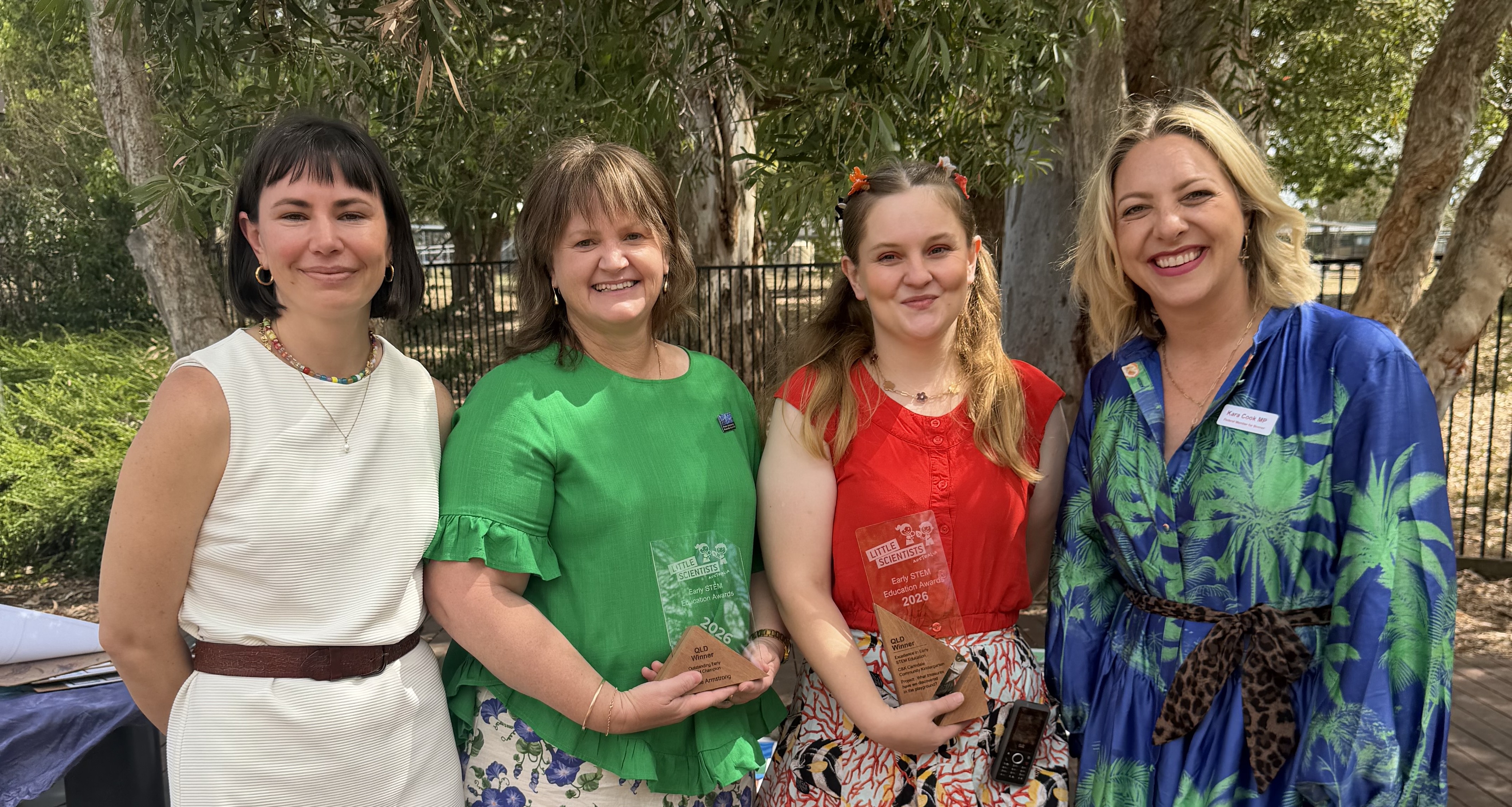 Queensland winner of the 2026 Little Scientists Early STEM Education Award