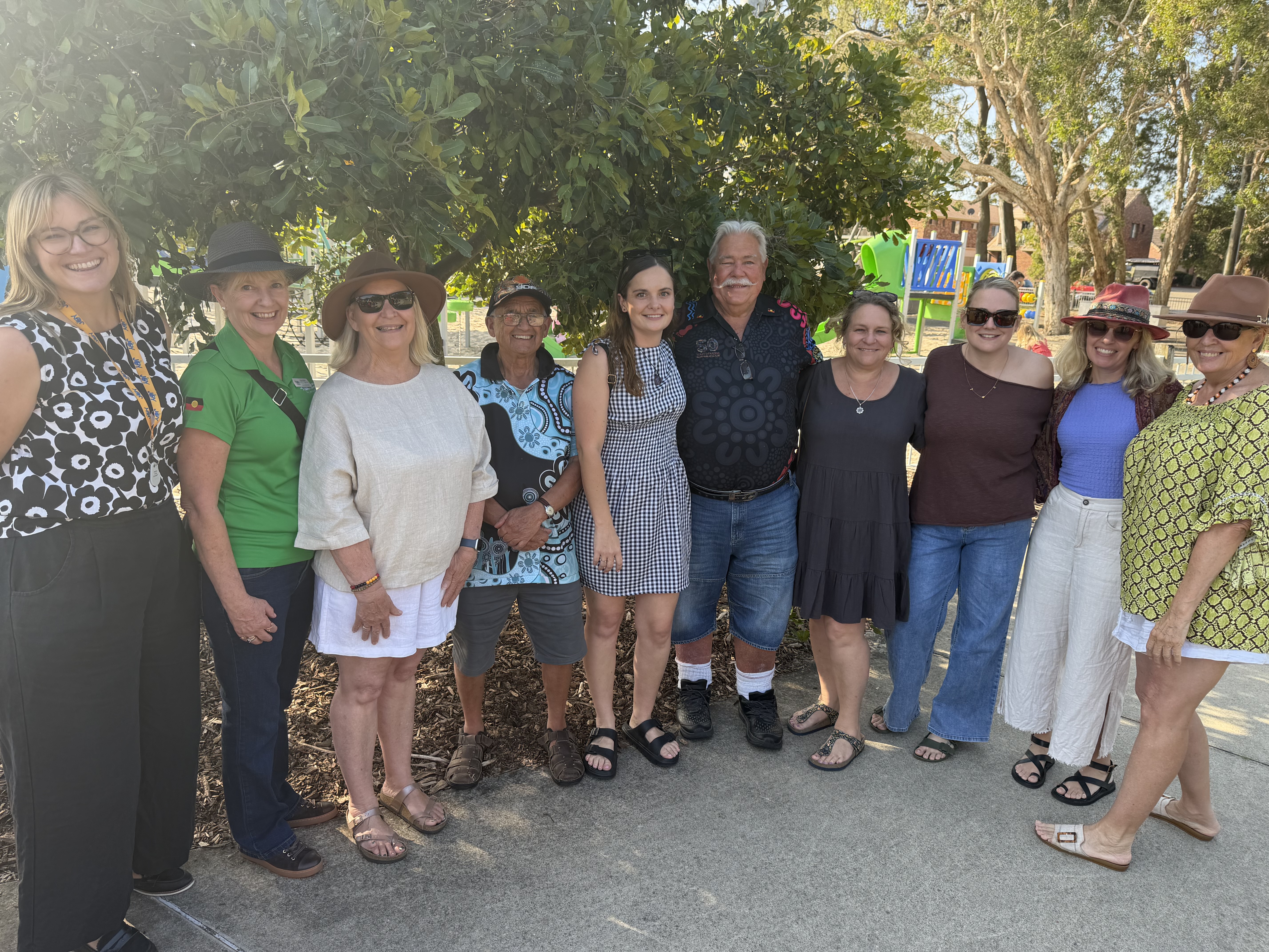 Group photo of the Bribie Island Community Kindergarten team