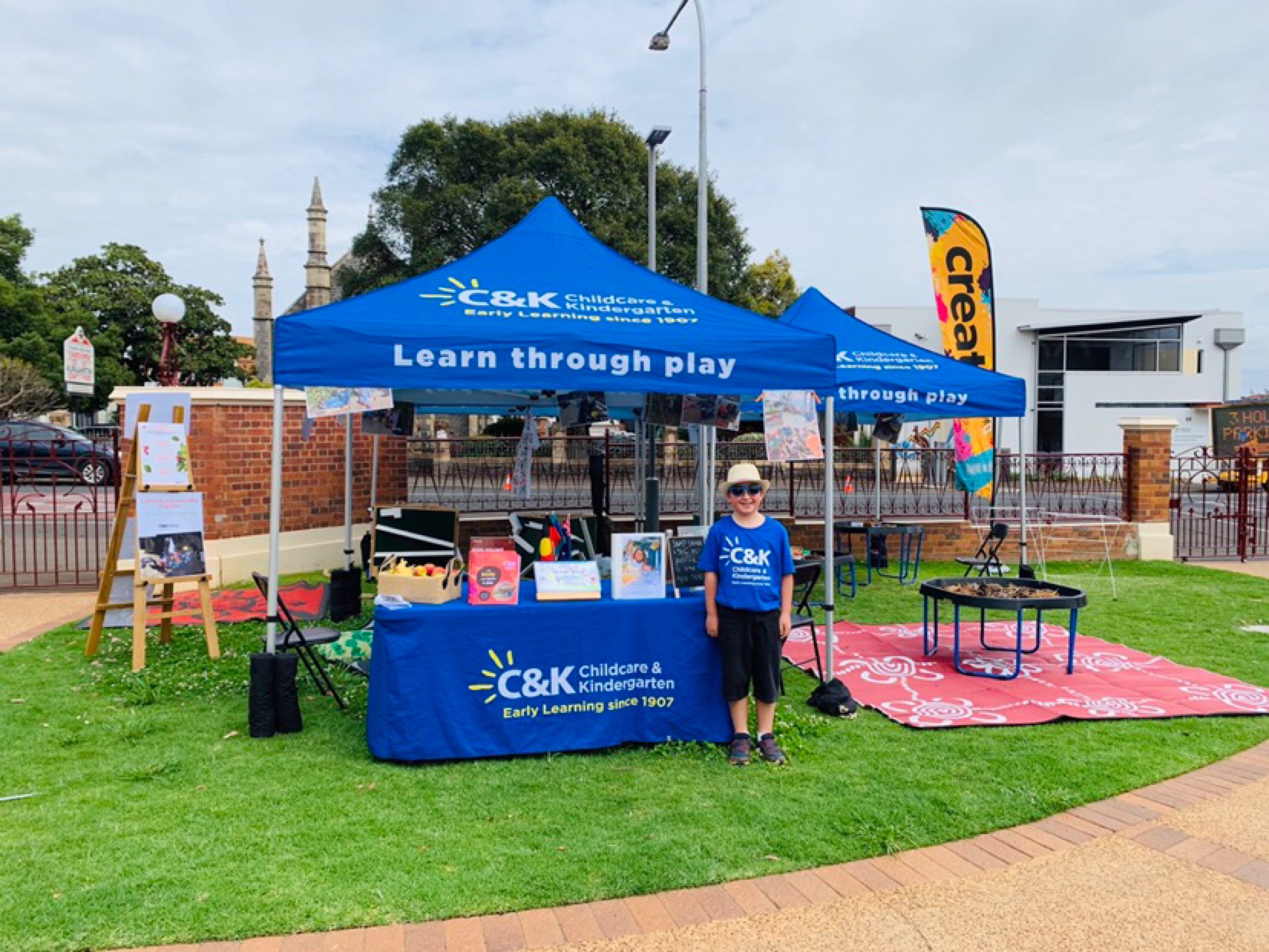 C&K Activity Tent at Thrive Festival, 2019