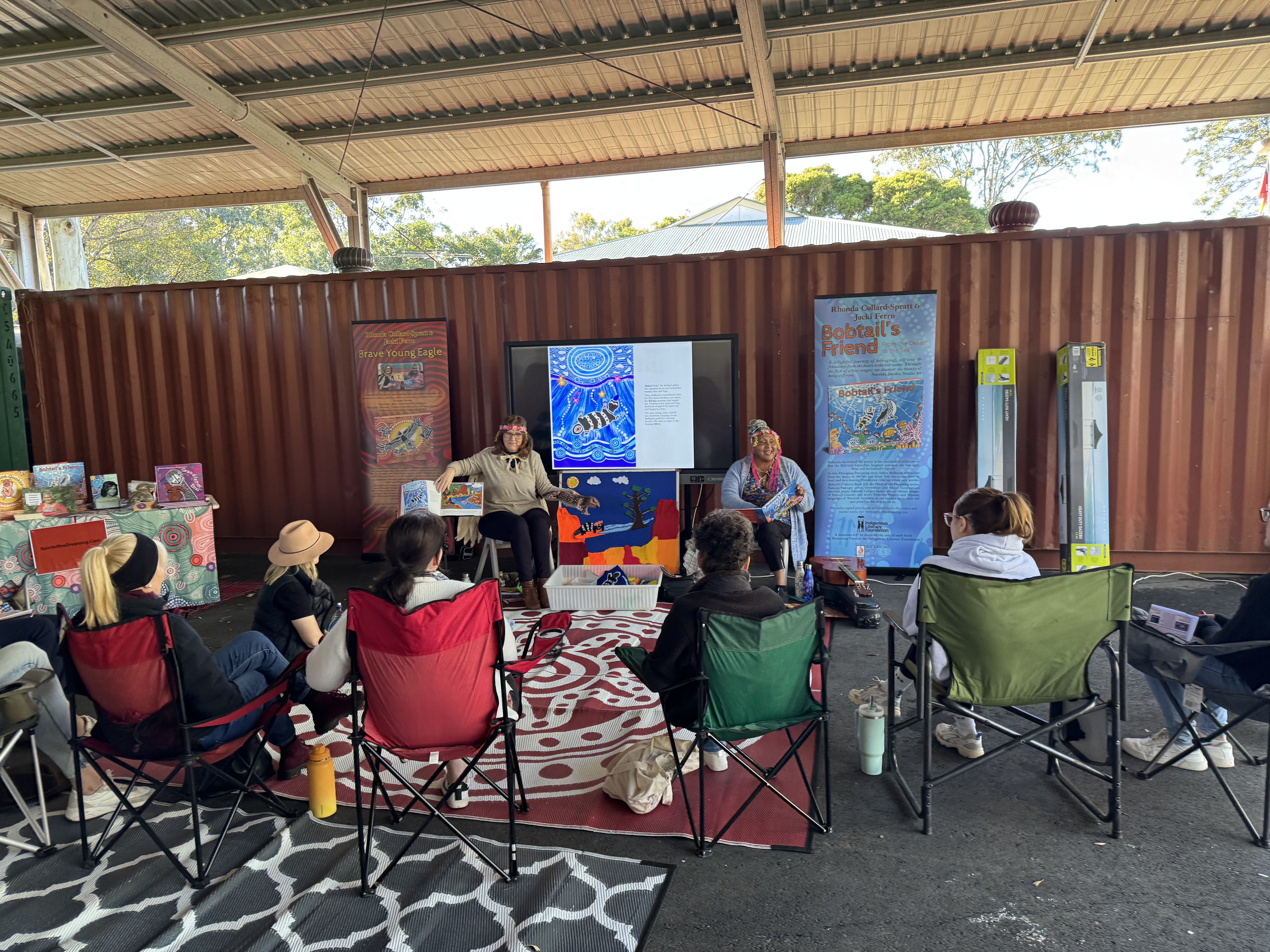 Spirit Dreaming yarning with educators