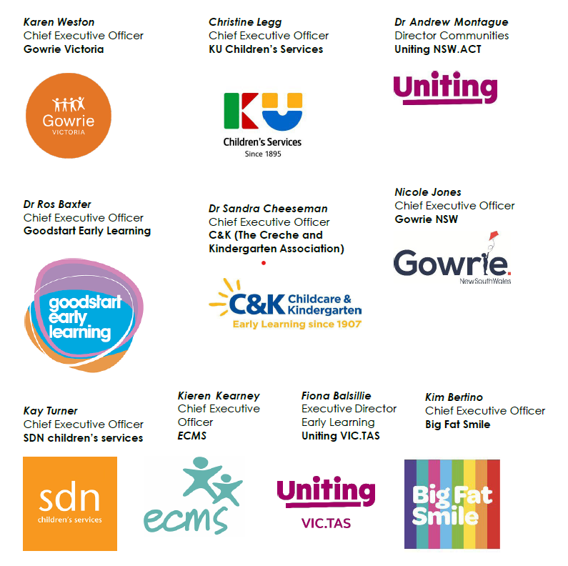 Not-for-Profit ECEC provider logos