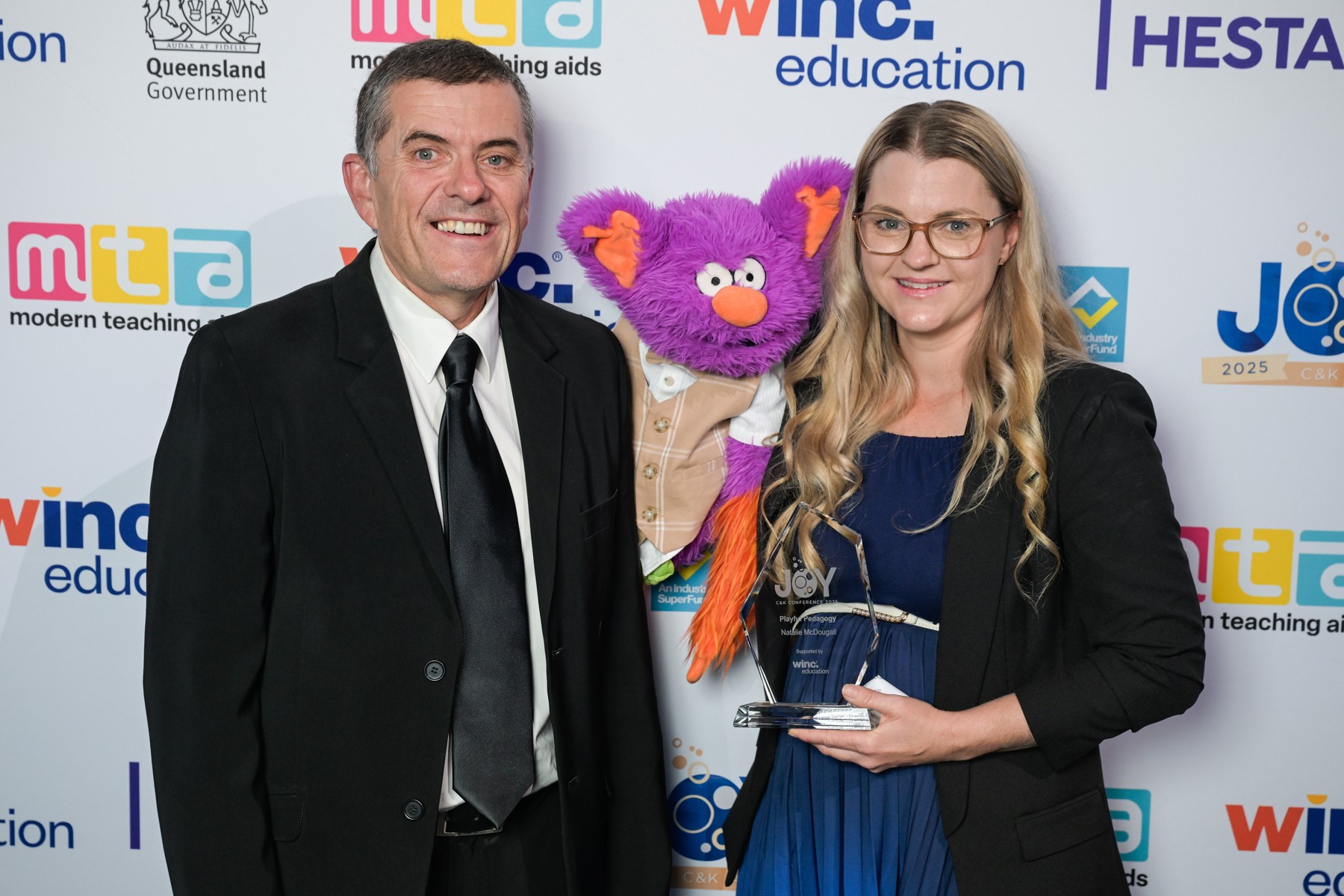 Natalie McDougall with her trophy
