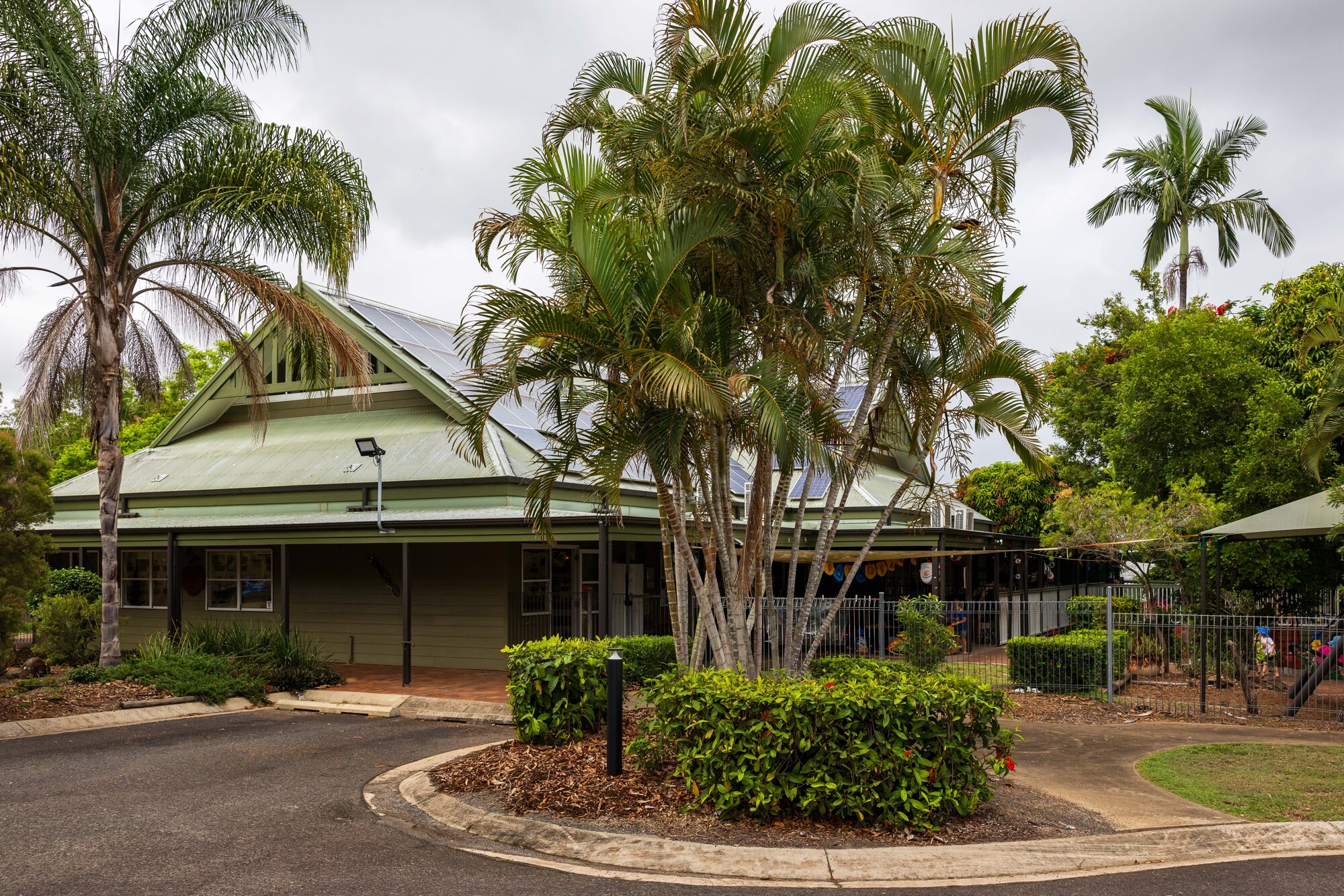 The childcare building from outside
