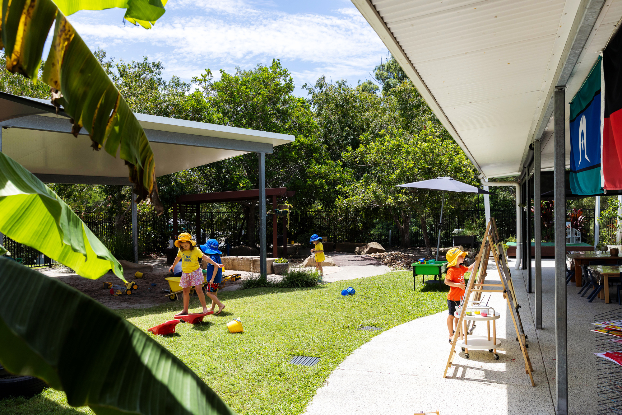 Park Lake kindy - outdoor playground