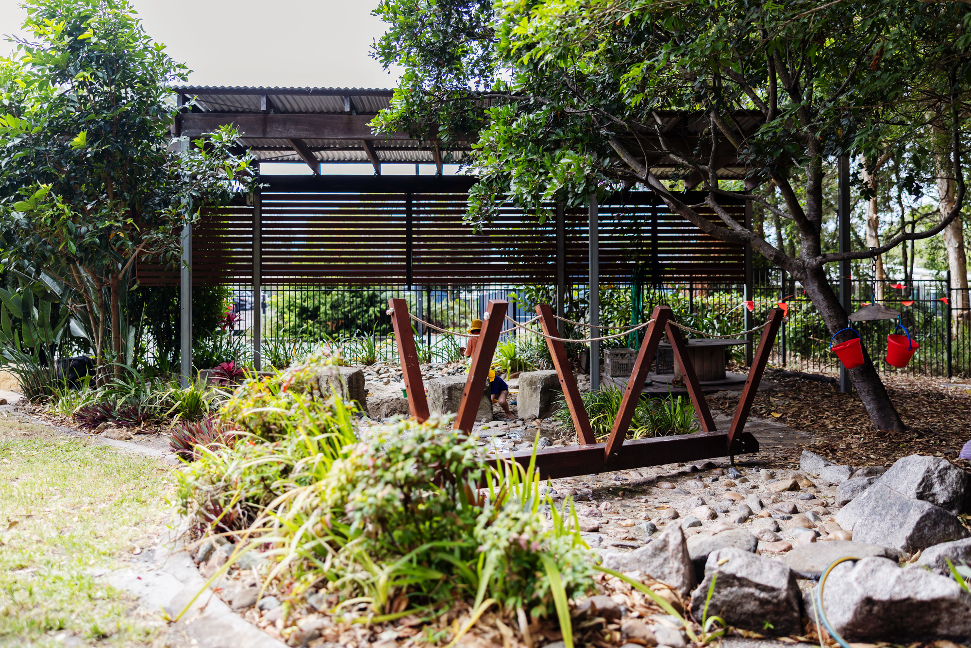 C&K Mountain Creek - outdoor space with bridge