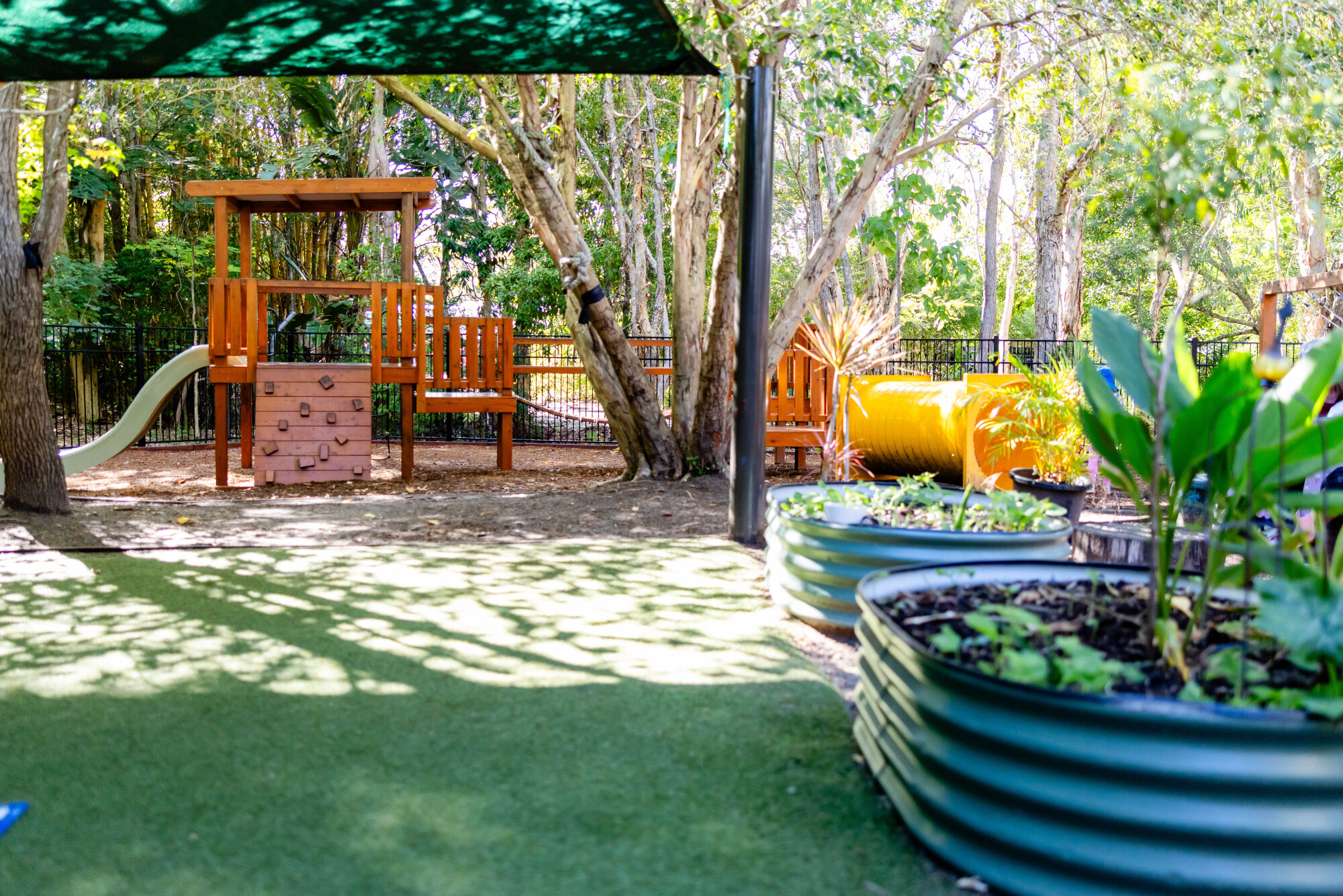 C&K Bradman Street - outdoor playground and garden beds