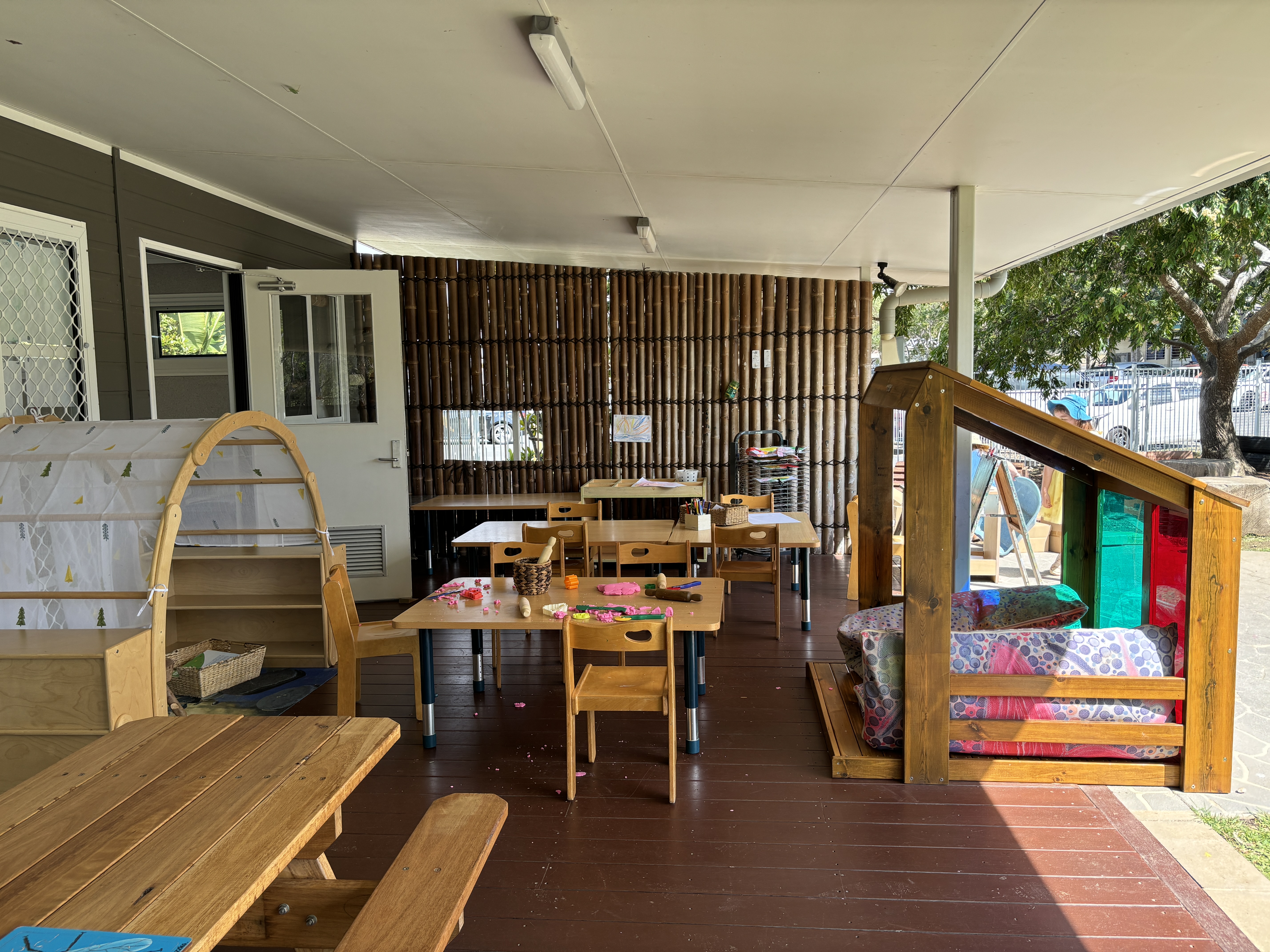Outdoor play area