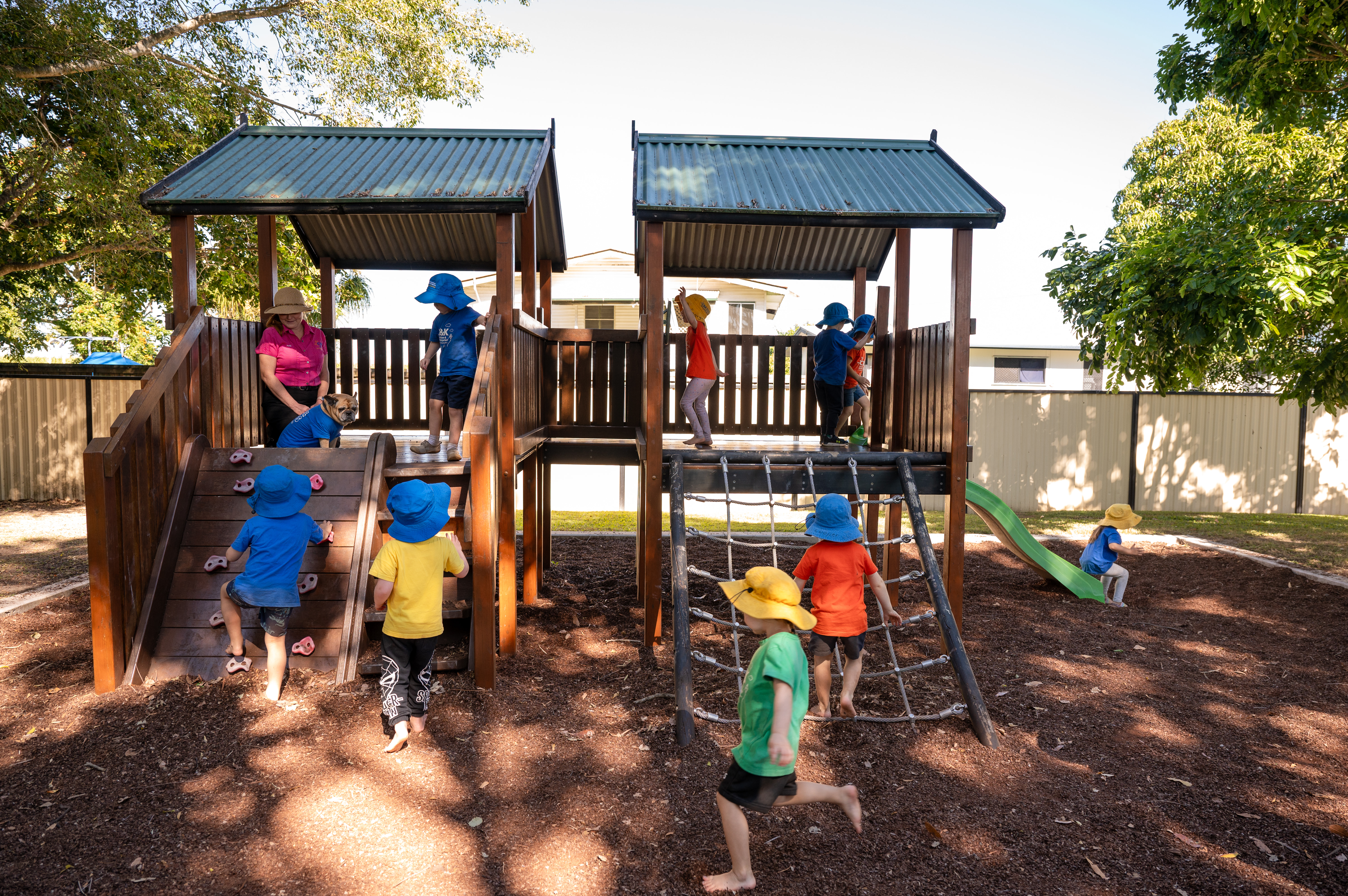 C&K Walkerston - children playing on the playground