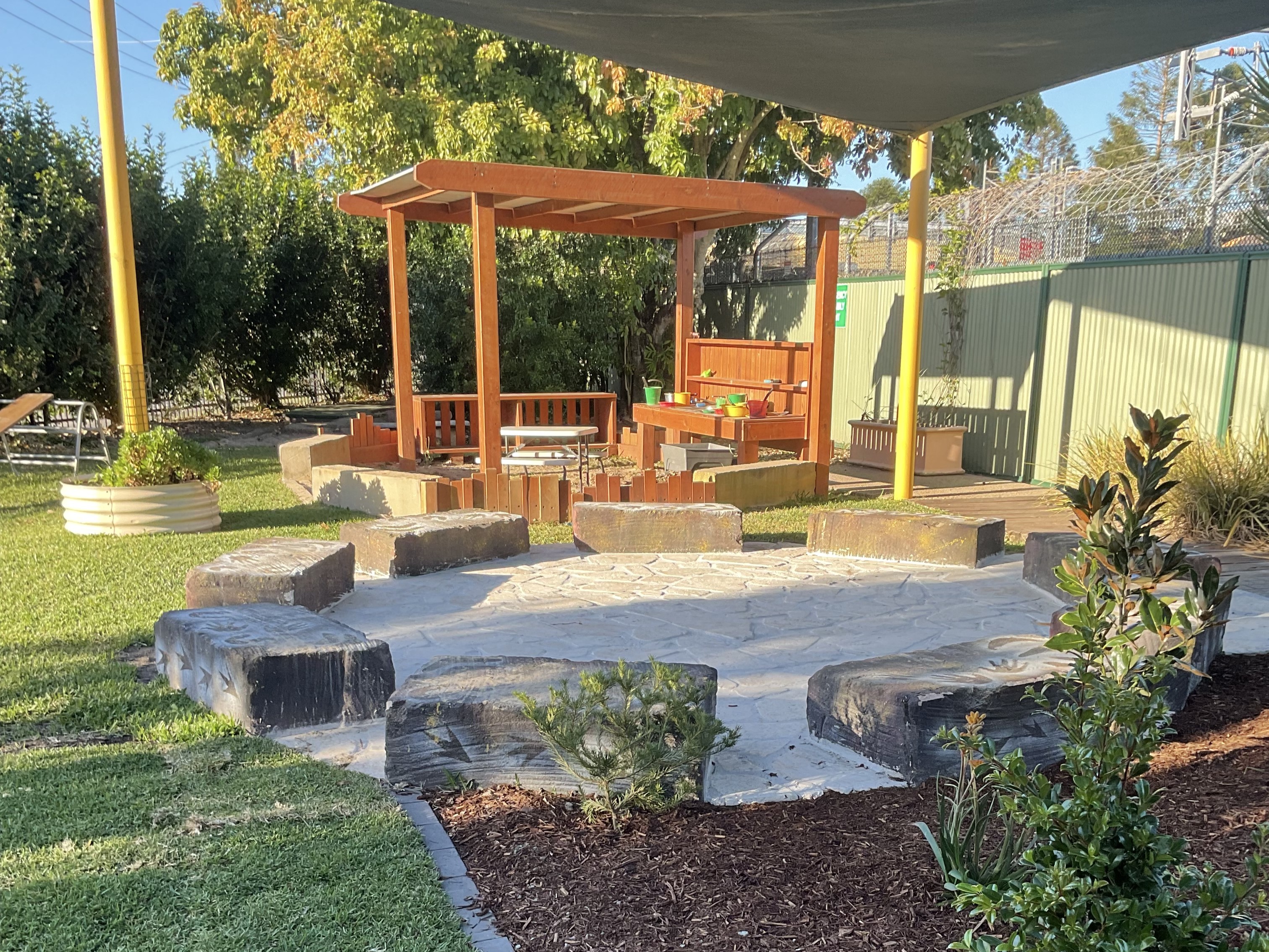 C&K Caboolture - outdoor yarning circle updated mid-2026