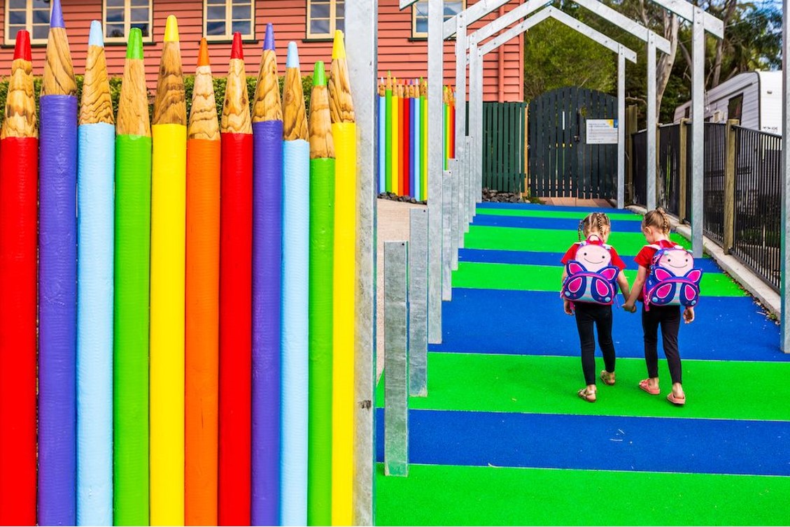 Church Street Kindergarten and Preschool colourful front entrance