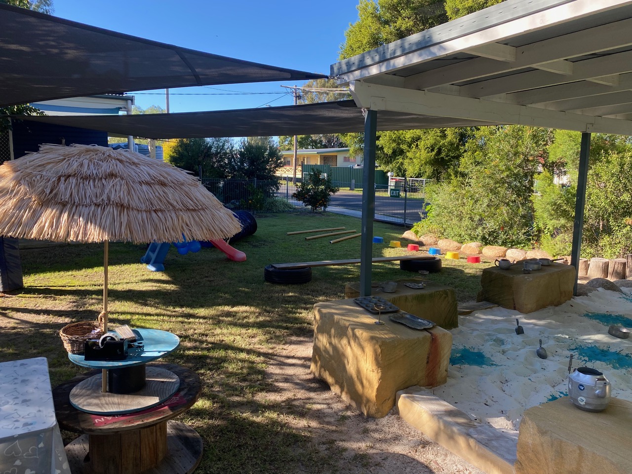 Texas & District Kindergarten - sandpit and yard