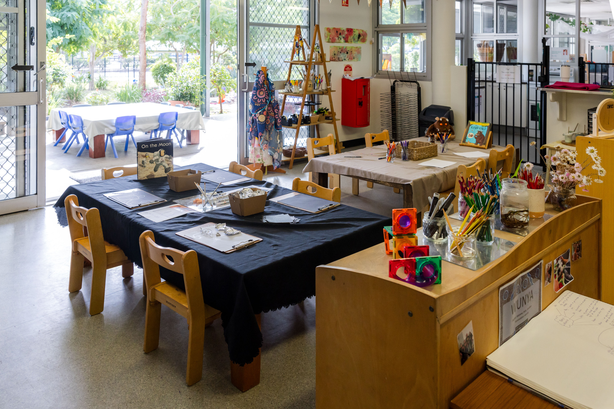 C&K Jinibara - art tables in the classroom