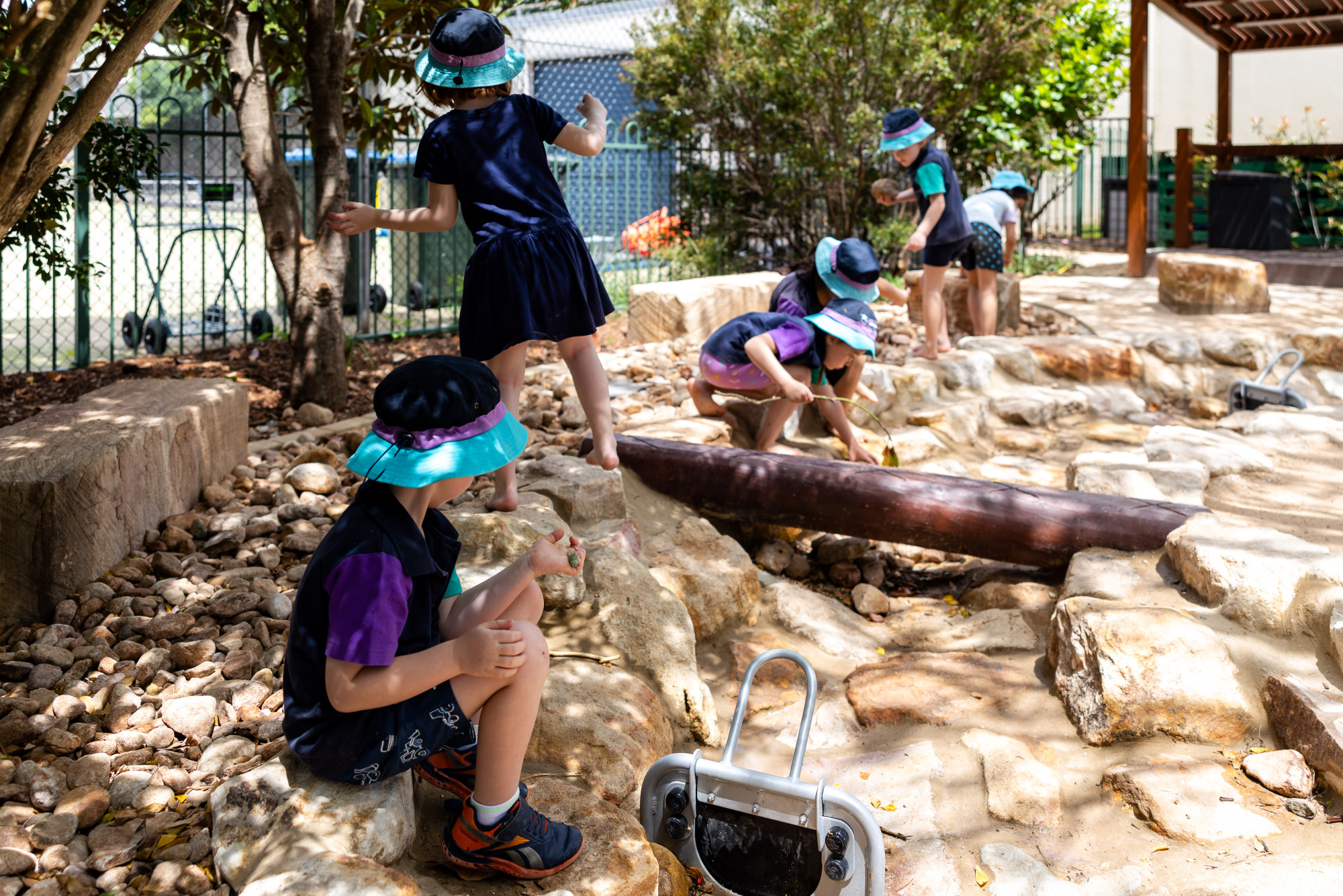 Little Miracles - children playing in the outdoor space