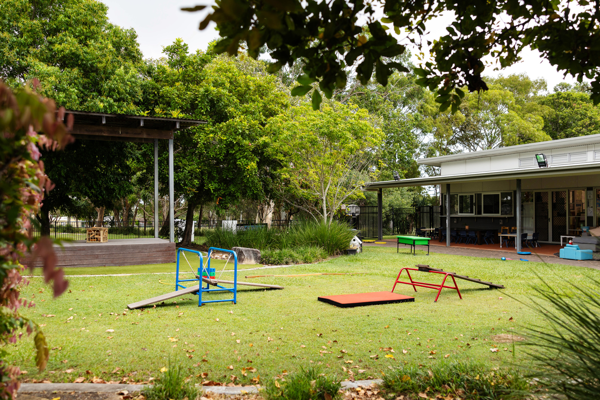 C&K Queens Street kindy large leafy outdoor playspace
