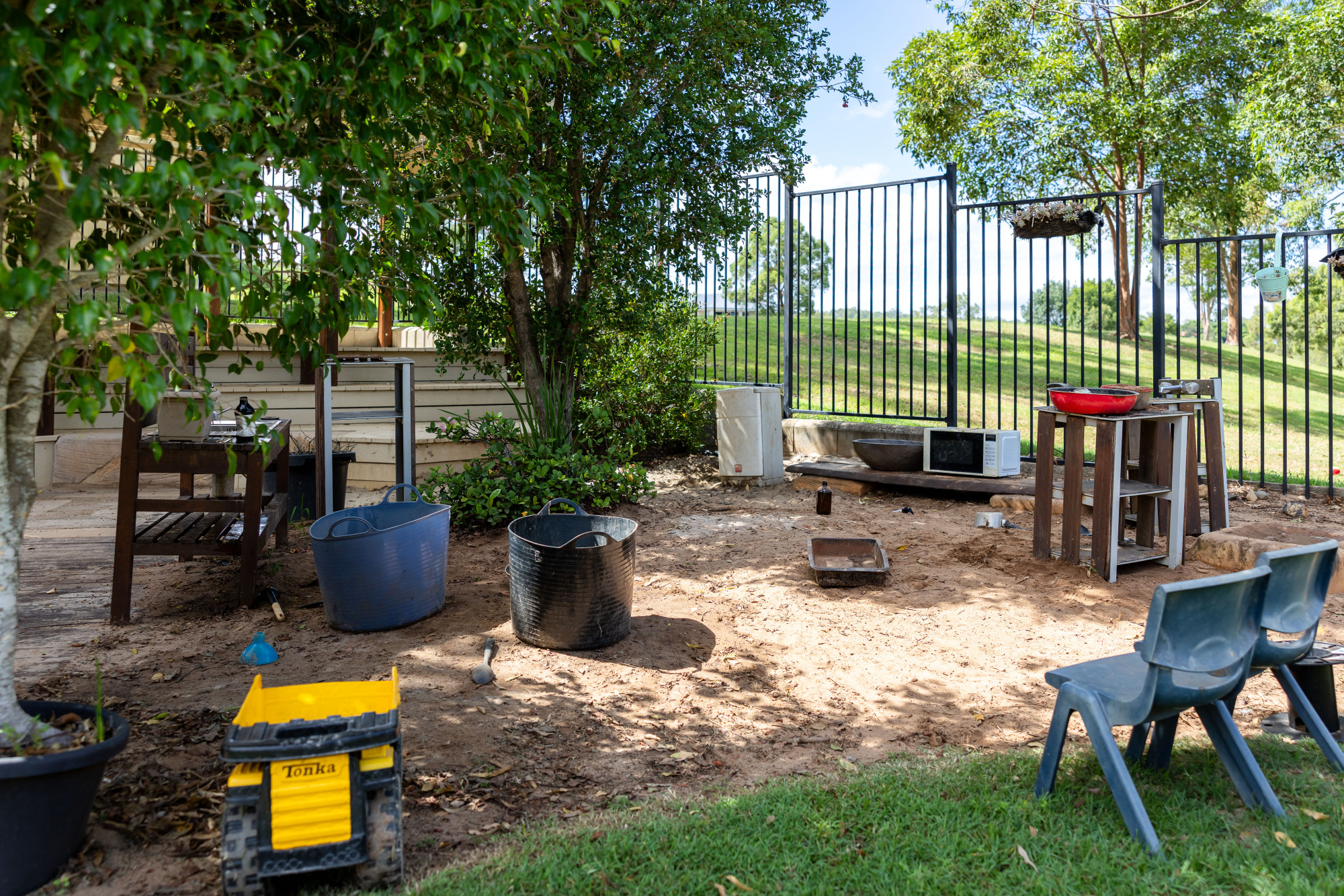 C&K Woodhill - outdoor mud kitchen