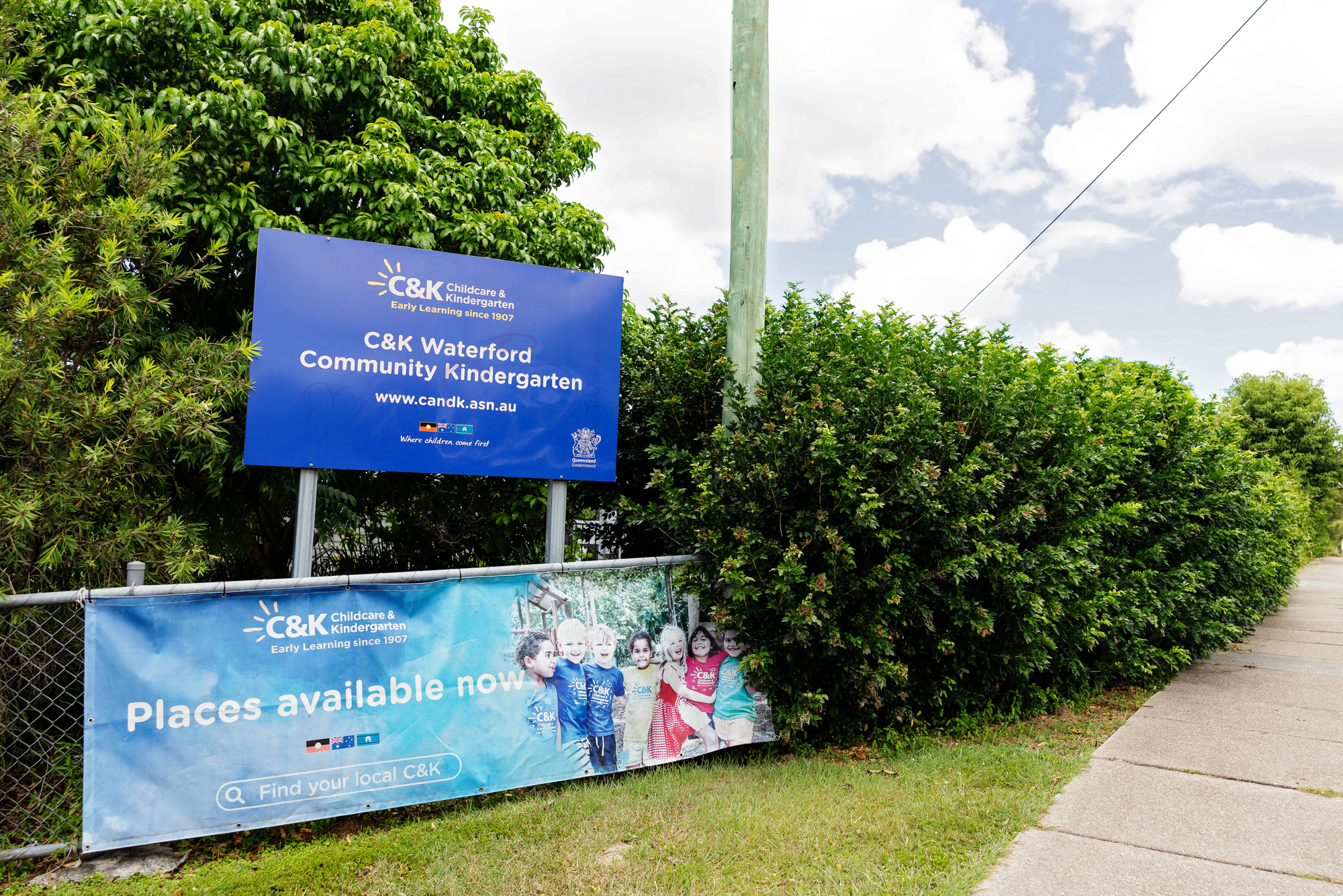 C&K Waterford - centre sign