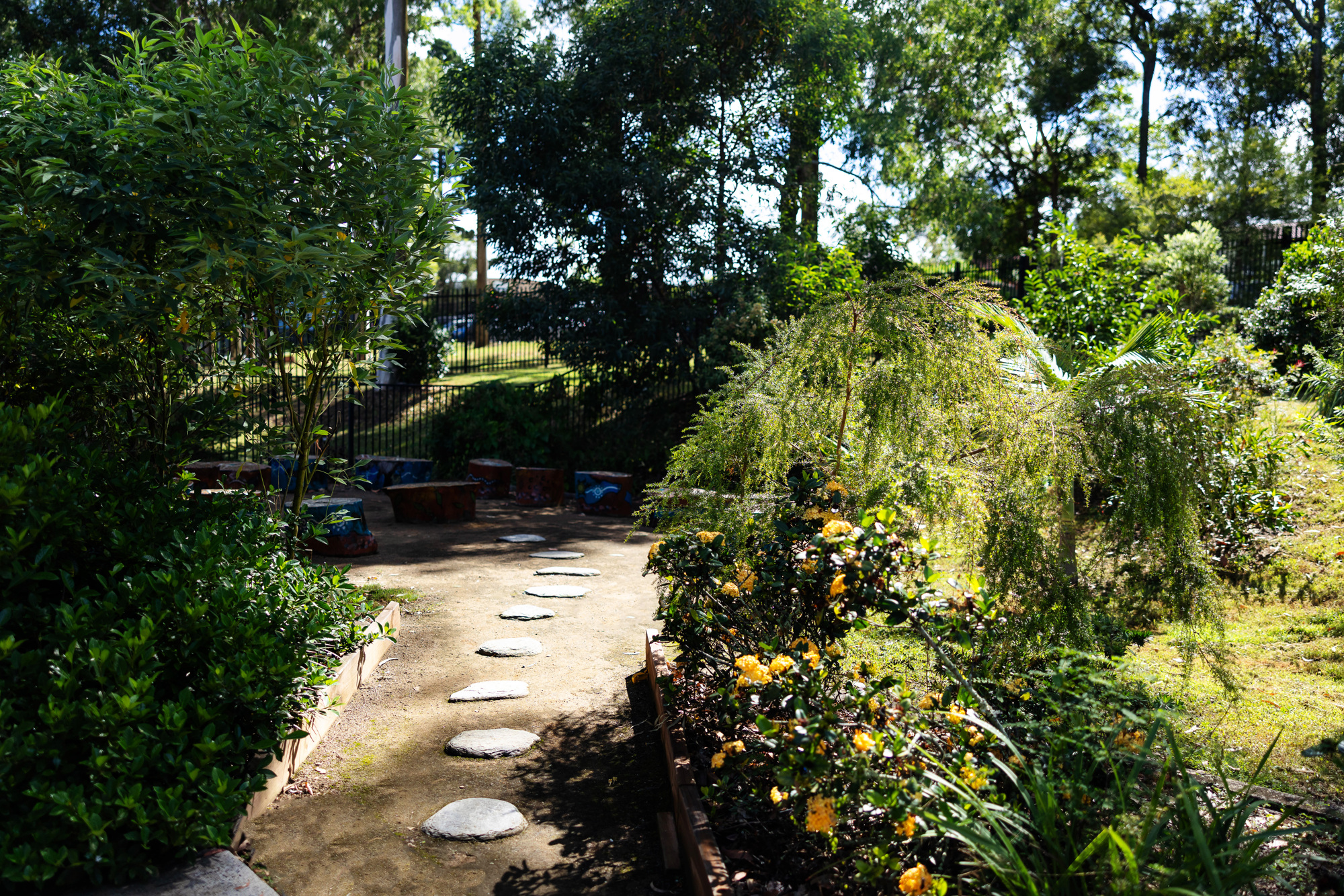 Leafy, natural outdoor space