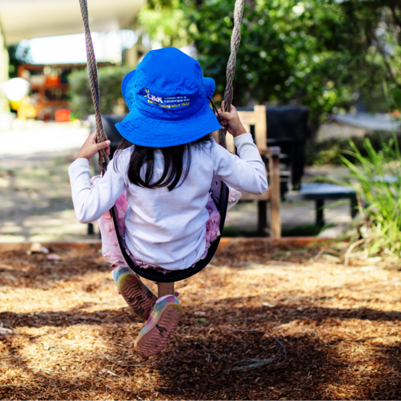 Home page slider 1 - girl on swing