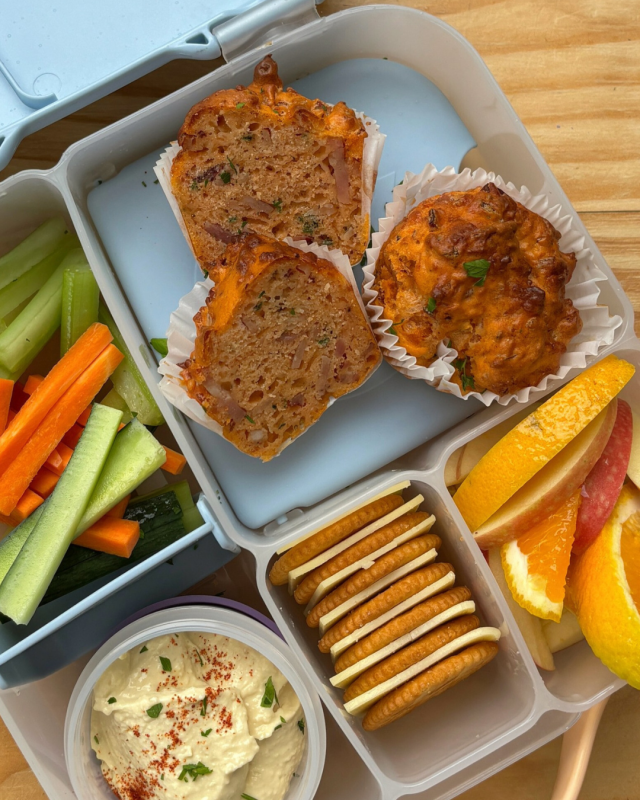 C&K Lunchbox Bites - Ham, Cheese and Tomato Muffins