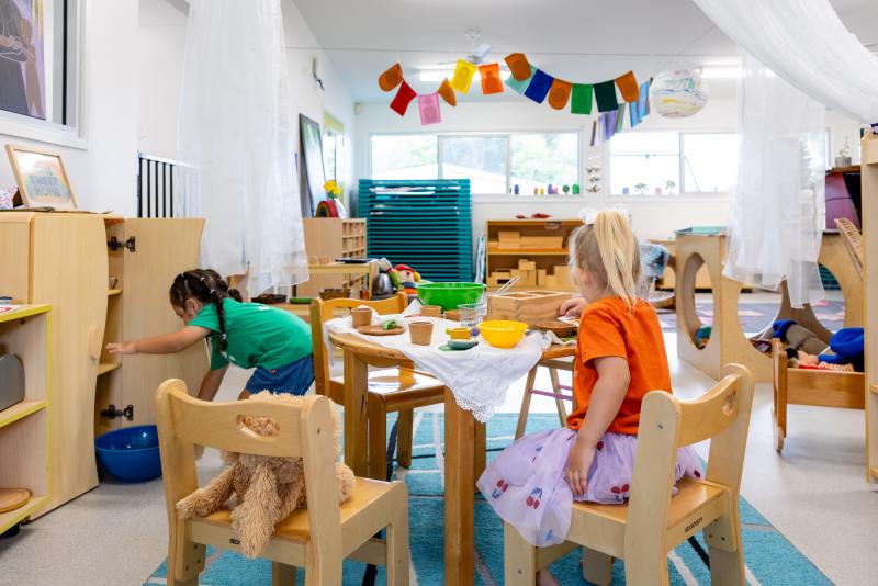 Children playing together at kindy