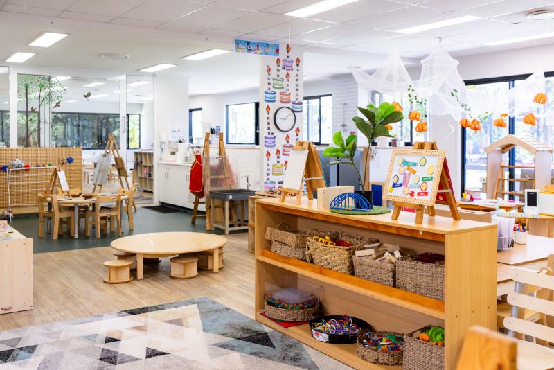 Light and bright childcare learning environment